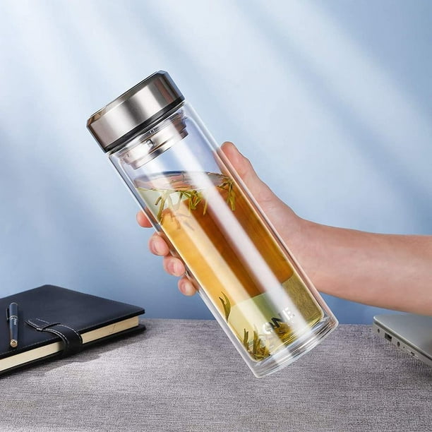 Mozy Store - Termo de vidrio con infusor 🍃✨ ⠀⠀⠀⠀⠀⠀⠀⠀⠀⠀⠀⠀⠀⠀ Con estos termos  podrás preparar tu té con agua fría o caliente y disfrutar de tu bebida al  instante. En la base