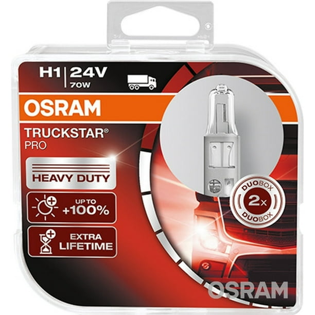 2 lamparas osram truck star pro h4 24v