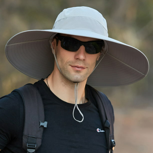 Gorra de pescador para hombre con visera agrandada, impermeable, para  exteriores, gorra para el sol, protector solar, gorra de alpinismo MFZFUKR  BST3008550-3