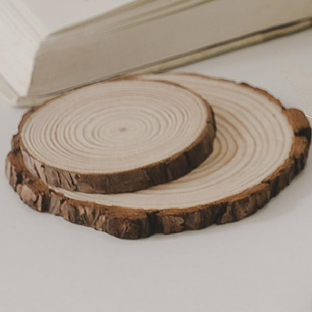 Bandeja decorativa Slice de madera para mesa