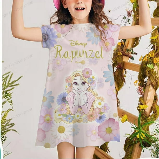 Ropa de verano para niños, bonitos Vestidos coreanos para niñas pequeñas, disfraz de fiesta de princesa Elsa congelada, Vestidos con lazo, trajes 3D, 7T Gao Jinjia LED | Walmart