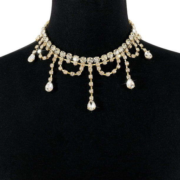 Accesorios de vestido de cadena de cuello Gargantillas de cuello exquisitas para niñas de fiesta de Fernando Collar | línea