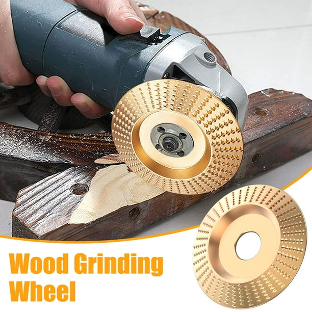 Juego de discos de tallado de madera para amoladora angular de 4 o 4 1/2  pulgadas, disco de moldeo de rueda para accesorios de amoladora angular