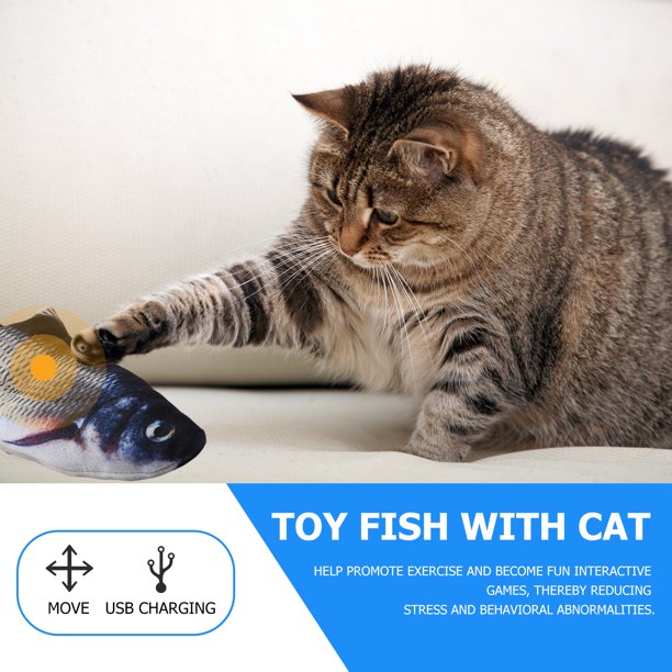 Pez de Juguete para Gatos Flippity Fish 