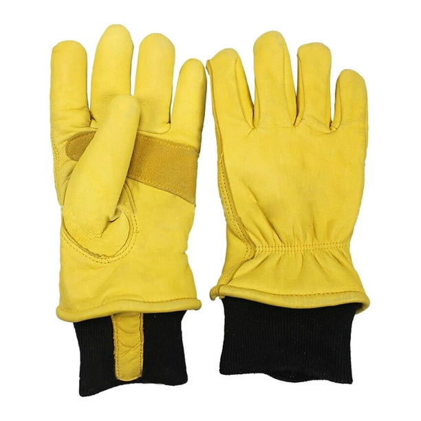 2 guantes de trabajo para hombre, guantes de trabajo térmicos, ajuste  flexible, impermeables, resistentes al viento, guantes cálidos para  trabajar en DYNWAVEMX Guantes de trabajo de invierno