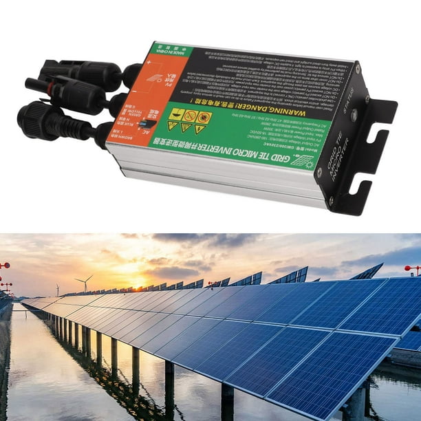 Inversor de conexión a red solar, microinversor solar Microinversor de 300  W W Microinversor solar Rendimiento de primer nivel