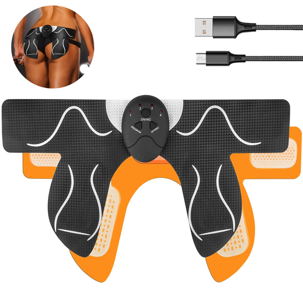 Electric Muscle Stimulator Buttocks Hip Trainer ABS Fitness Slimming Body  Toner