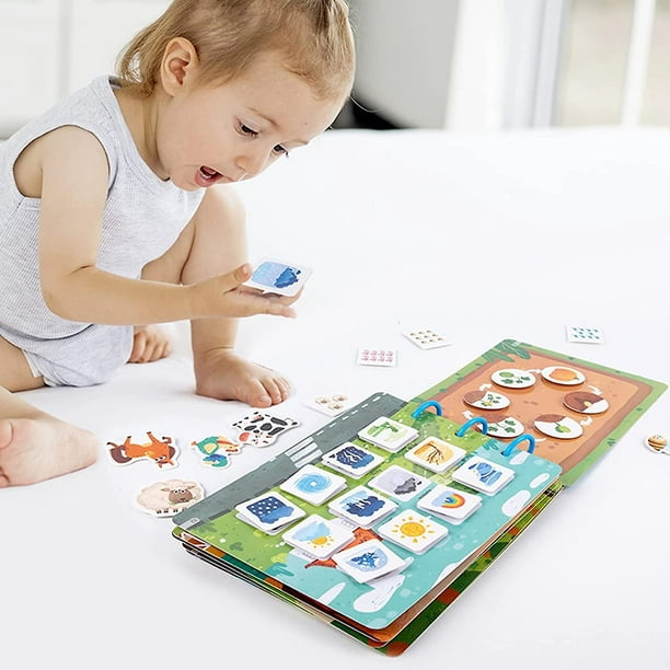 Montessori – Libro de actividades para niños pequeños de 3 años en