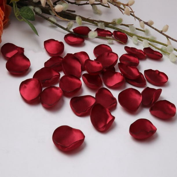 Pétalos de rosa para boda, Pétalos de flores, Decoración de boda, Pétalos  de rosa de corazón de arpillera -  México