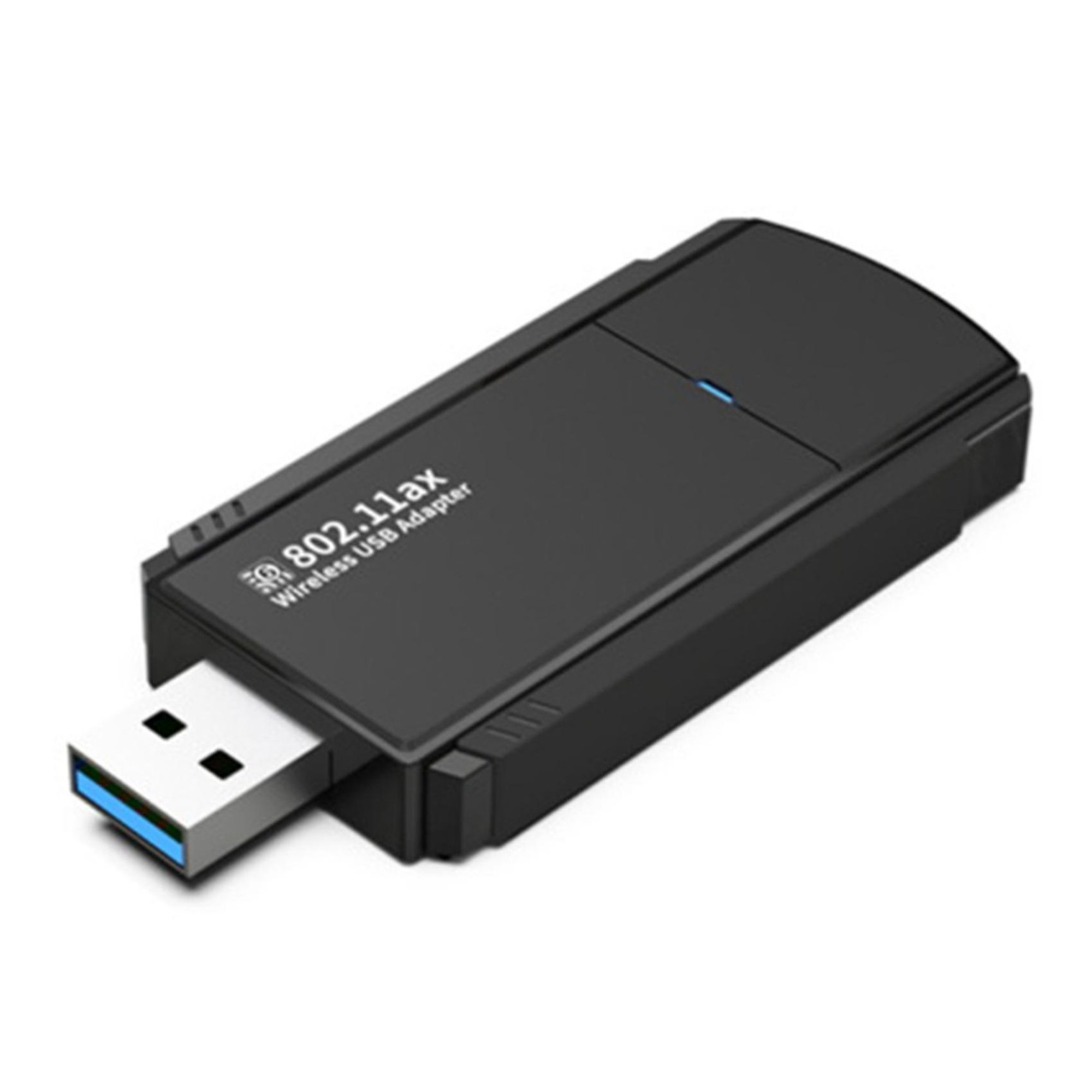 Adaptador USB WiFi 6 de 1800Mbps, 5G/2,4 GHz, USB 3,0, Dongle inalámbrico,  tarjeta de red 802.11ax, antena de alta ganancia, Windows 10 11