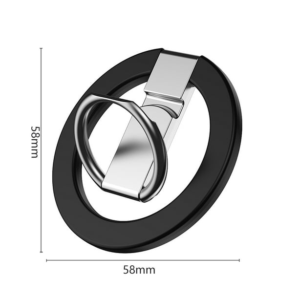  MINDSKY Magsafe Soporte de anillo de teléfono para iPhone 15 14  13 12 Magsafe Accesorios Soporte magnético ajustable para anillo de  teléfono (negro) : Celulares y Accesorios