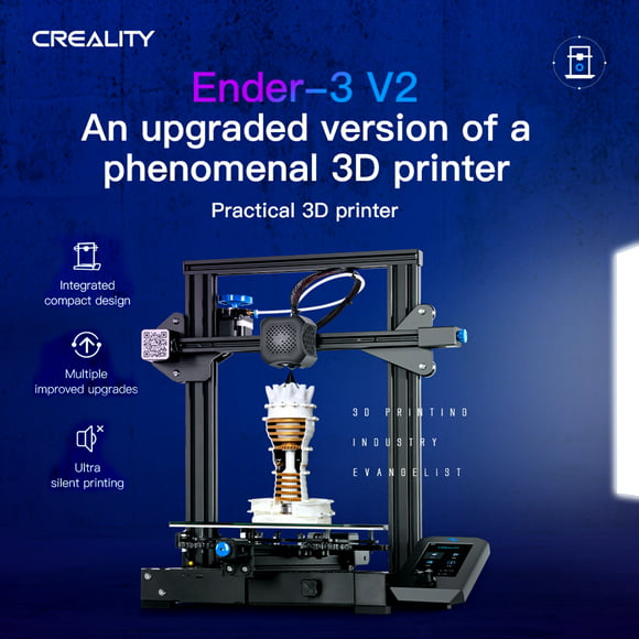 kit de impresora 3d creality 3d ender3 v2 estructura integrada totalmente metálica creality 3d
