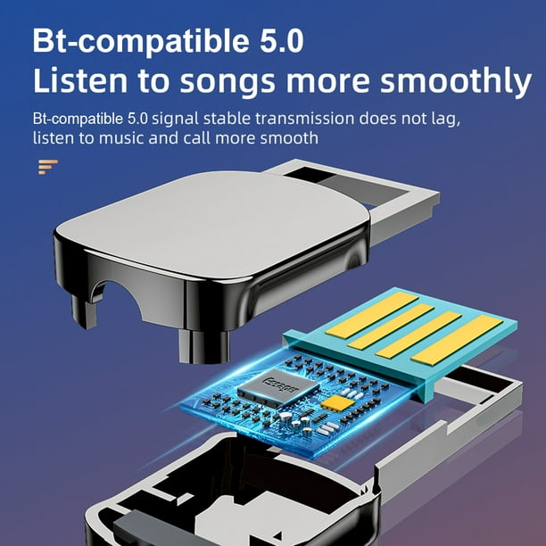 Transmisor 35mm Receptor Coche Bluetooth Música Llamad