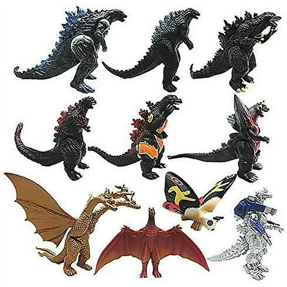 godzilla toys figuras de acción 2021 rey de los monstruos mini dinosaurio juguete mothra imago burning heisei mecha ghidorah playsets fiesta de cumpleaños para niños suppl