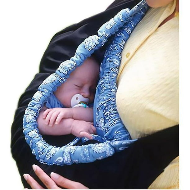 Niño Sling Wrap Swaddling Niños Enfermería Bolsa Frontal Llevar Para Bebé  Recién Nacido Anillo Sling Mochila / 02 Azul A Cuadros / Afortunado  Sencillez