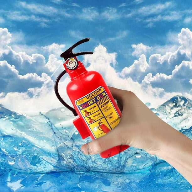 ArtCreativity Juguete extintor de incendios para niños (juego de 2) |  Pistola de agua de 7 pulgadas con diseño realista | Divertidos juguetes de