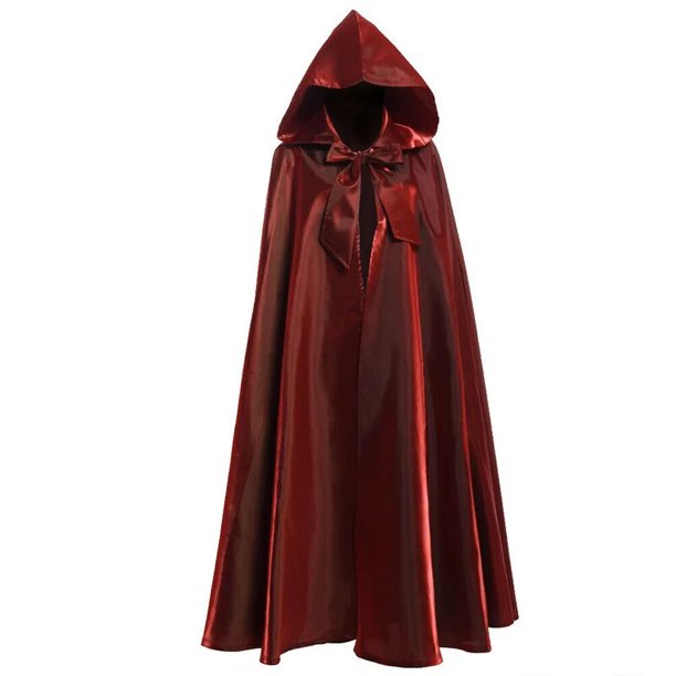 Capa Medieval Con Capucha Para Mujer, Capa De Vampiro, Bata