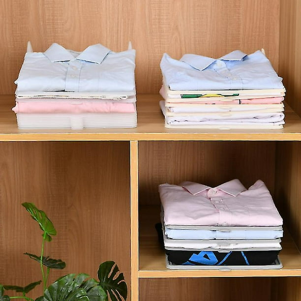Tablero plegable para camisas, carpeta para camisetas, organizador de  armario y carpeta para camisas, fácil y rápido de doblar para niños, gris,  6ps - kaili Sencillez