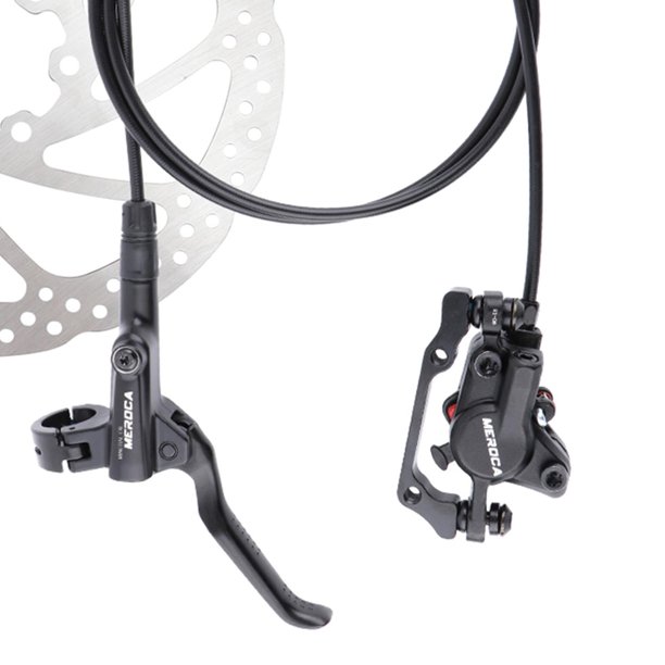 Juego de freno de disco hidráulico para bicicleta de montaña, kit de freno  de disco delantero y trasero para bicicleta MTB XC Trail, e-Bike, Fat Bike