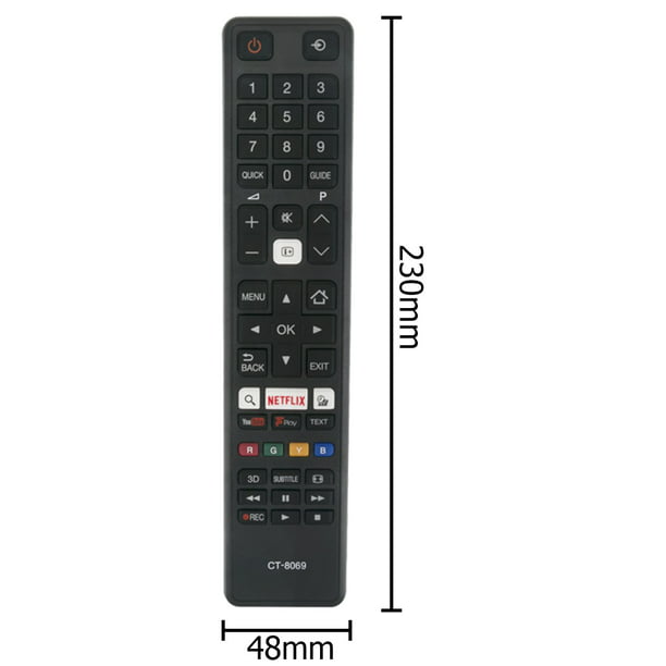  Nuevo control remoto universal reemplazo Toshiba TV remoto para  todos Toshiba TV reemplazo para LCD LED HDTV Smart TV remoto : Electrónica