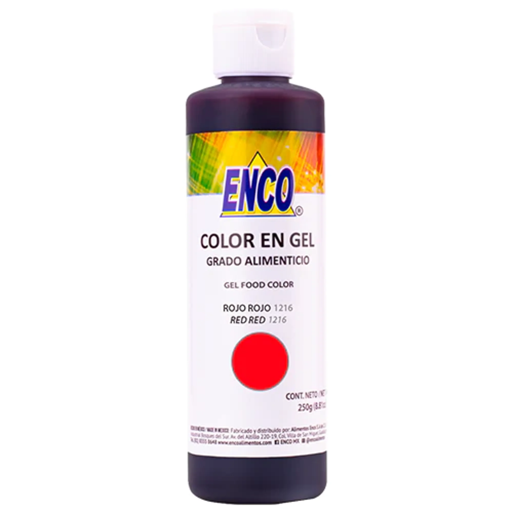 Gel colorante alimentario rojo 40 g