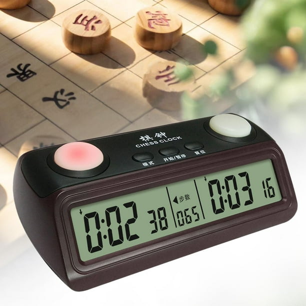 Comprar Reloj de ajedrez ajedrez chino/Go/juegos de ajedrez temporizador  reloj temporizador para juegos ajedrez temporizador Digital juego de mesa