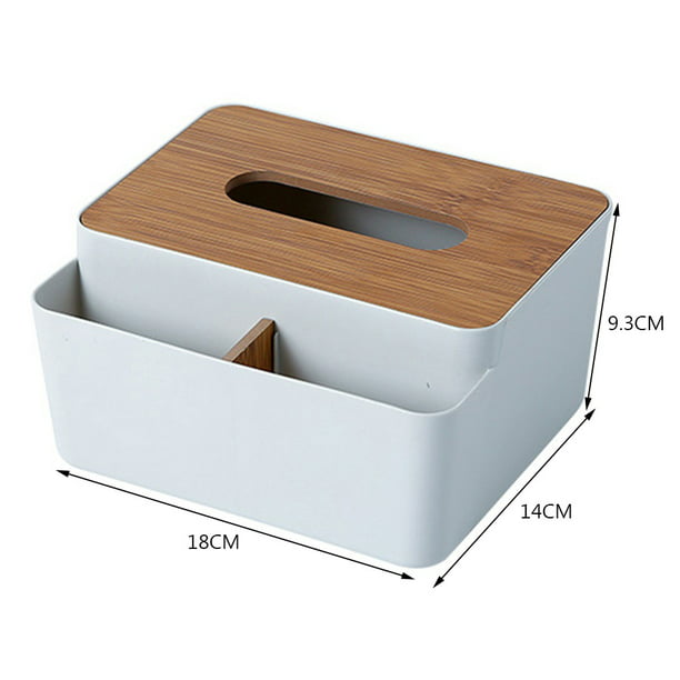 Caja de almacenamiento de cubiertos con cajón de acabado de madera de doble  tono y forro de fieltro a prueba de deslustre para almacenar juegos de