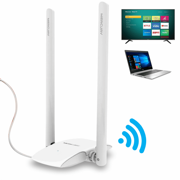 Antena Wifi Usb Rompemuros Mercusys MW300UH 300mbps 2.4ghz