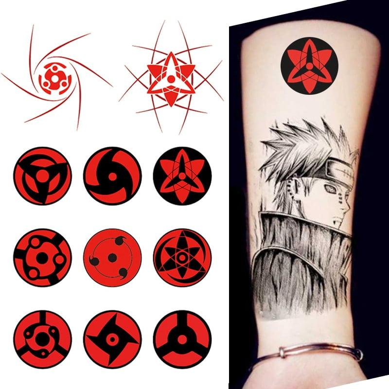 Uchiha Temporary Tattoo Sticker - OhMyTat