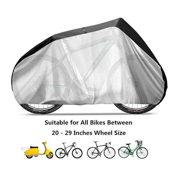 Funda impermeable para bicicleta de 1 o 2 bicicletas fundas de bicicleta  para almacenamiento exterior 210T extra resistente al agua anti lluvia –  Yaxa Store