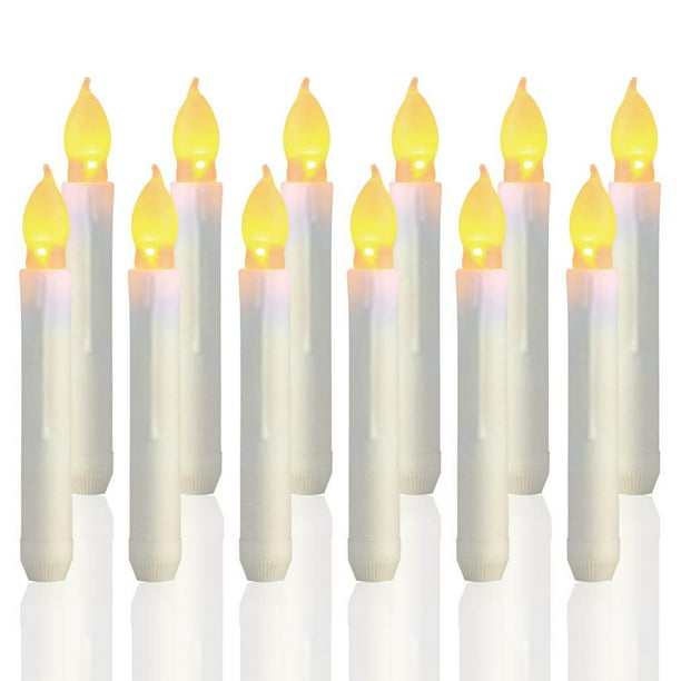 12 velas flotantes colgantes de Harry Potter luces parpadeantes blanco  cálido led estándar