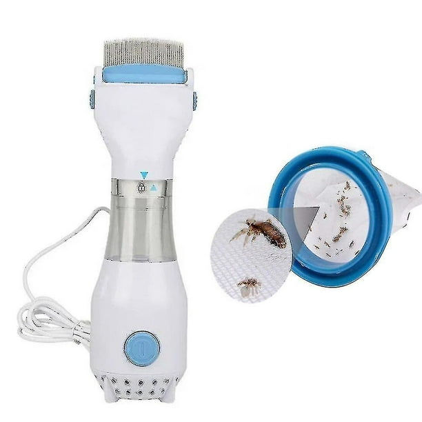 Limpiador de pelo, peine eléctrico para piojos, aspiradora de animales,  filtro eléctrico, herramienta de limpieza de piojos para animales, valor  inmejorable