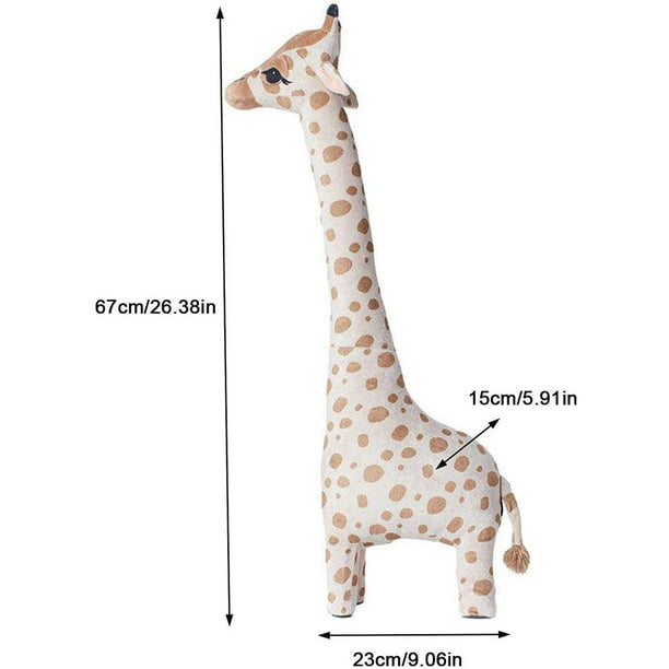 Juguetes de peluche jirafa, juguete de peluche lindo peluche suave jirafa  juguete muñeca regalo de cumpleaños, 67 cm : : Juguetes y juegos
