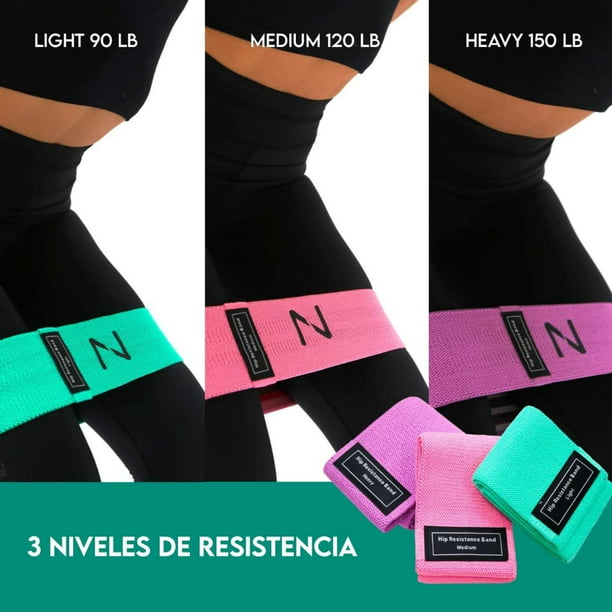 LEXIL Kit de ejercicios de barra de pilates portátil, apilable, 3 pares de  bandas de resistencia (15, 20, 30 libras), equipo de gimnasio en casa –  Yaxa Colombia