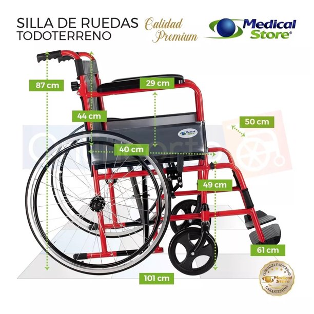 Silla De Ruedas Plegable Eléctrica Ligera Todo Terreno Medical Store