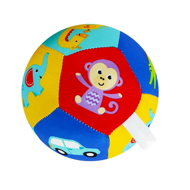 Pelota de juguete para bebé, sonajero educativo, juguetes sensoriales para  bebé, pelota suave, pelota de felpa colorida para bebé, regalo para dormir