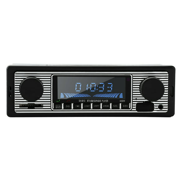 auto bluetooth radio classic auto stereo reproductor de música mp3 con unidad principal usbsdauxfm en el tablero12v ecomeon no