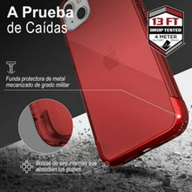 Funda Raptic Defense Shield Uso Rudo Aluminio Para Iphone 11 Pro Red