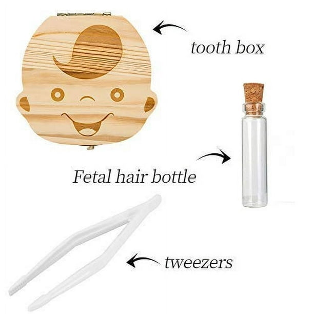 Caja de dientes en madera personalizada