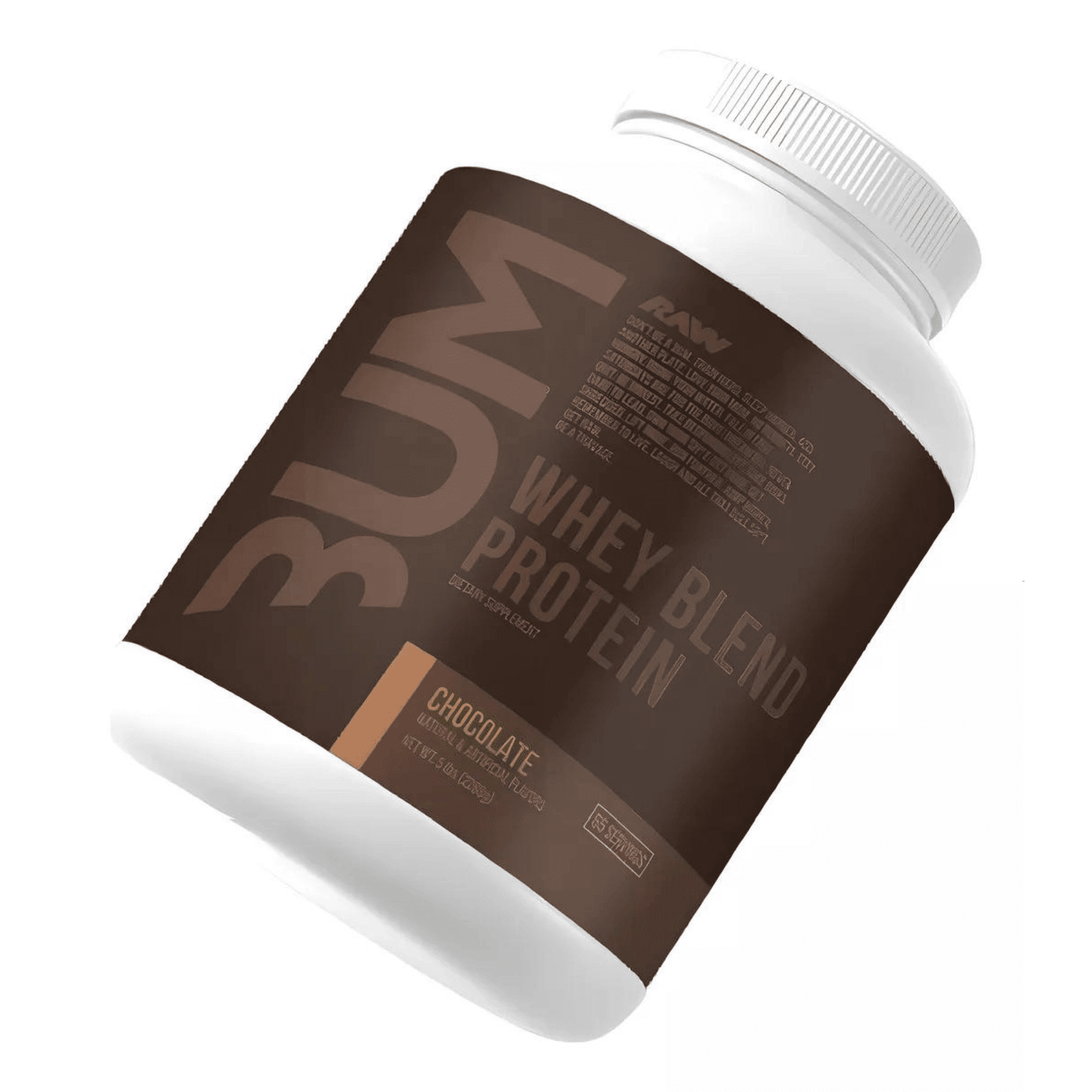 Proteína raw cbum whey blend protein 5 lb chocolate