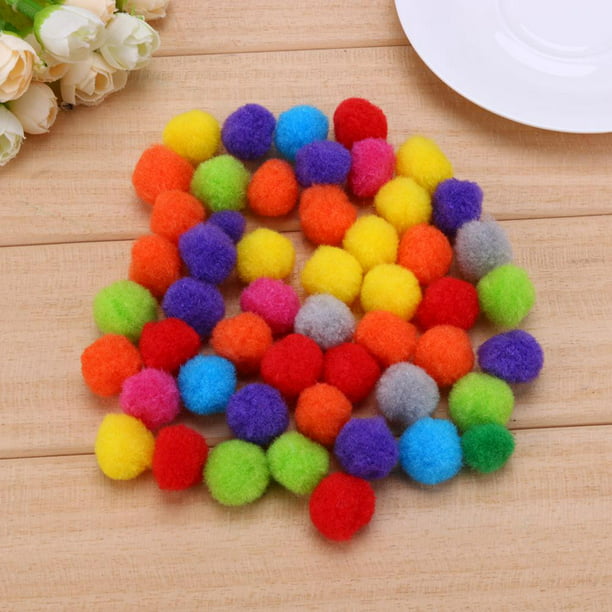 Pompones De Colores Fluffy Ball Pom Pom Ball Hair Ball Costura Garland  Craft (30 mm / 50 piezas)