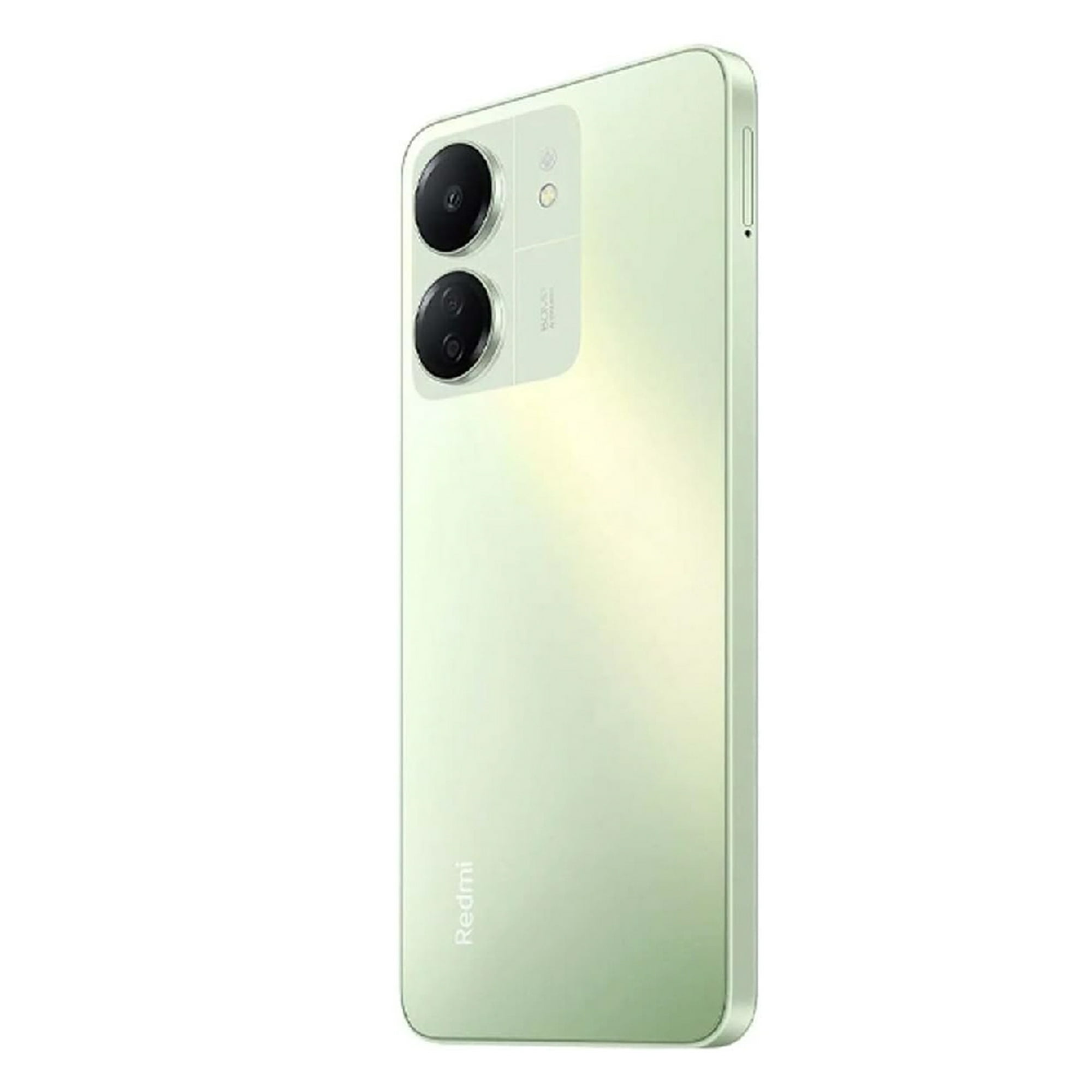 Smartphone xiaomi redmi 13c, dual sim, 256gb, 6gb ram; verde trébol