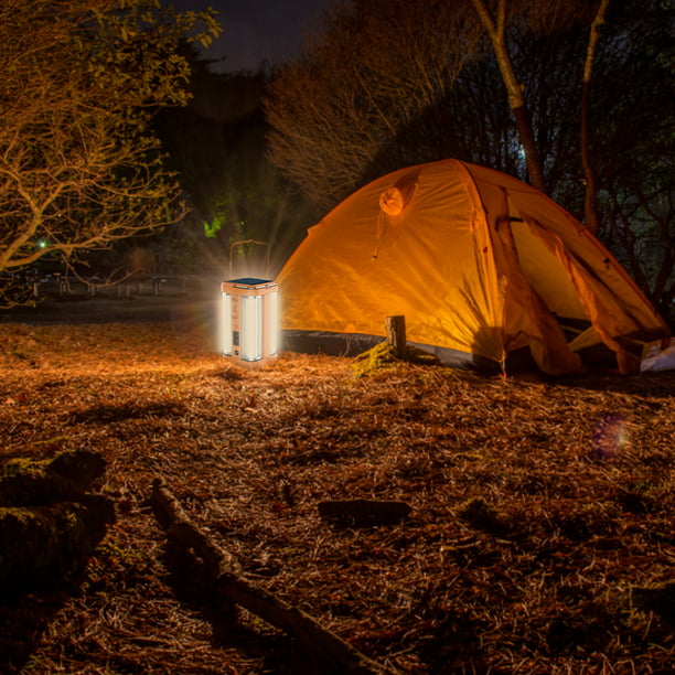 Mejor Luces de Camping Recargable Lampara Solar Emergencia Linterna LED  Camping