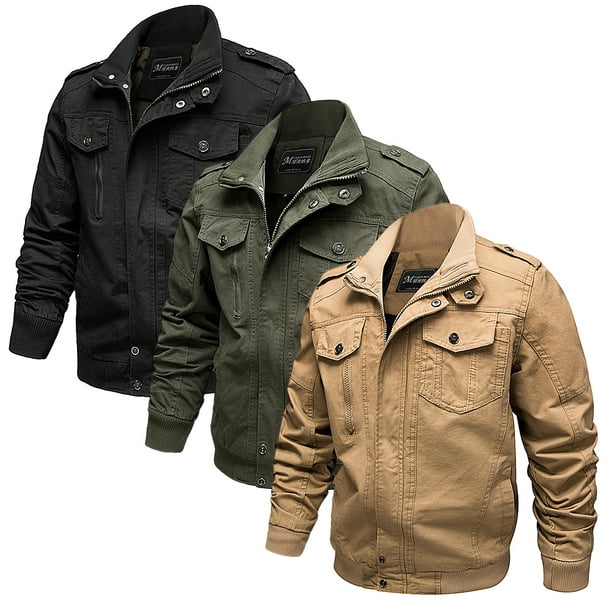 Las mejores ofertas en Carcasa exterior de algodón sin marca abrigos,  chaquetas y chalecos Chaqueta Militar para Hombres