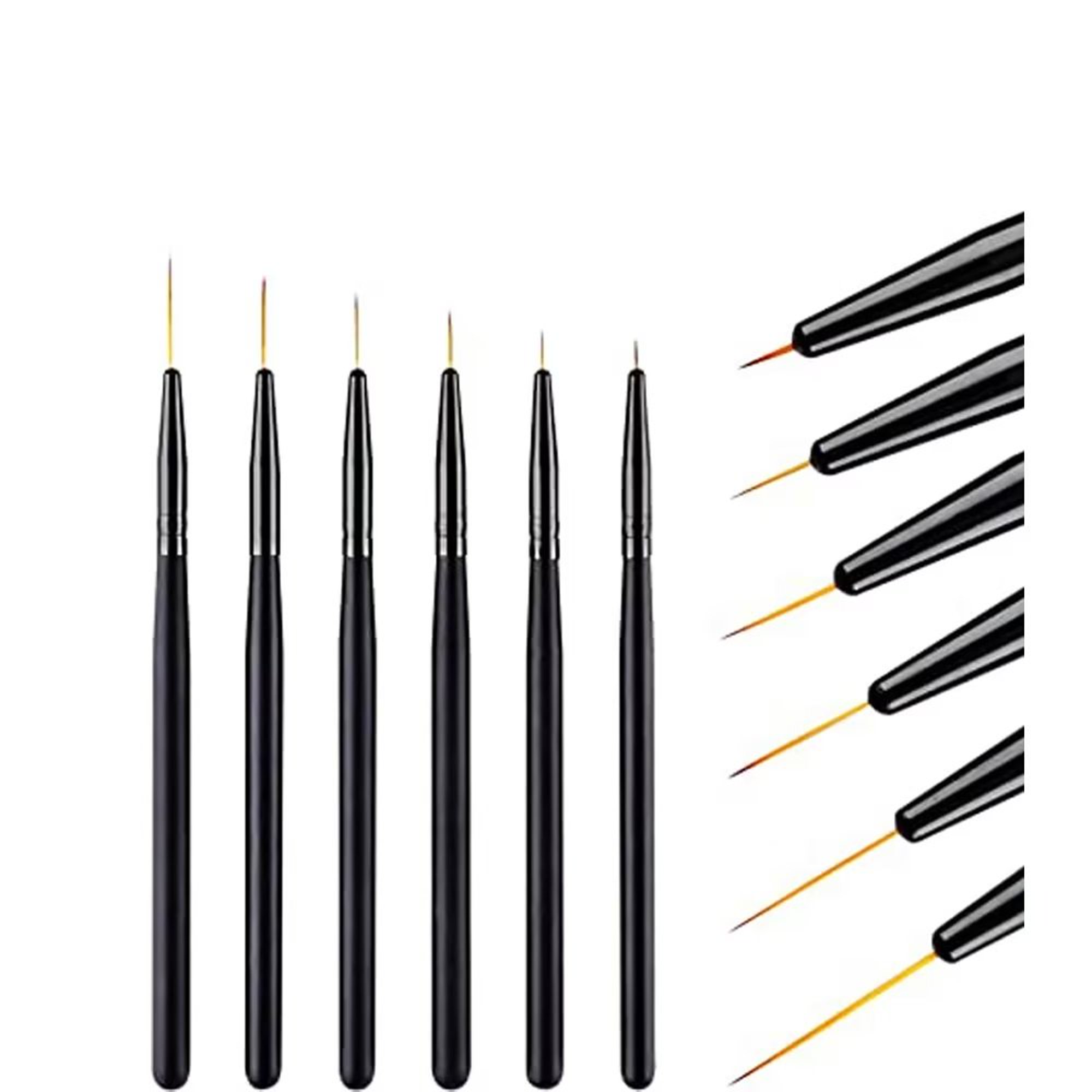 9pcs Pinceles Para Uñas Liner Acrilico Uñas Acrilicas Gel