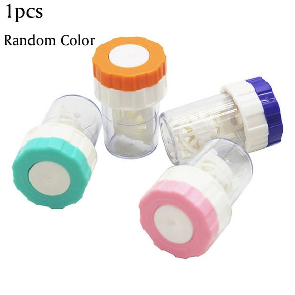 caja de lentes de contacto de color limpiador de lentes de contacto máquina de limpieza manual de lentes de contacto de color color aleatorio anggrek otros