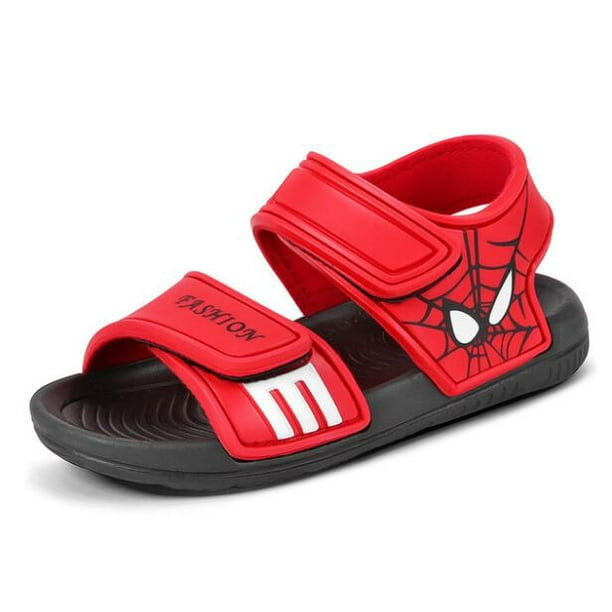 Verano Nuevos zapatos de playa suaves Capitán América Spiderman Mickey Sandalias abiertas para niños Wild Boys Girls Student Kids Shoes30 (plantilla 18.9cm) Gao Jinjia LED | Walmart en línea
