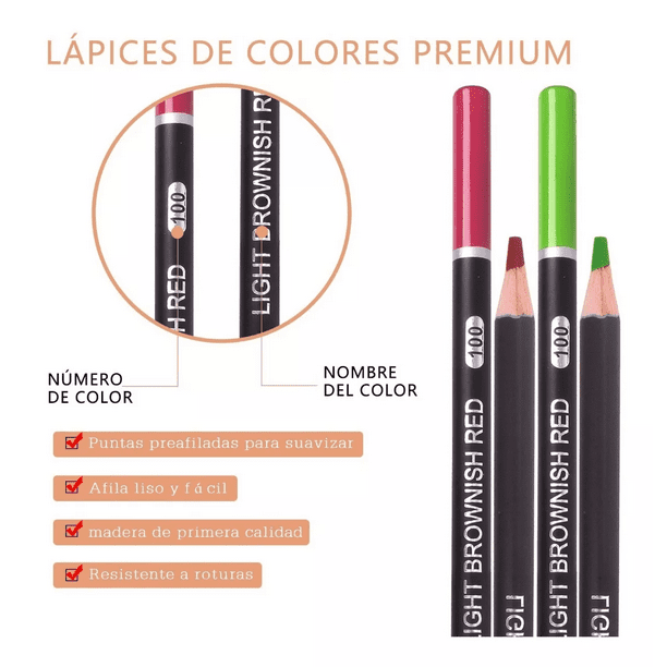 120 Lápices Colores Set Profesional Lápiz Dibujo De Kit