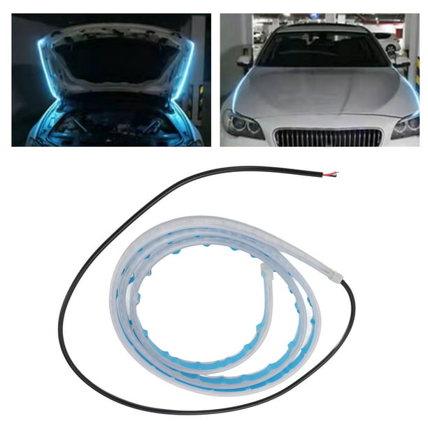 Tira de luces LED para capó del motor 12 V 15 A 5 W resistente al agua tira  de luces LED diseño fresco universal flexible para interior y exterior de  coche ANGGREK