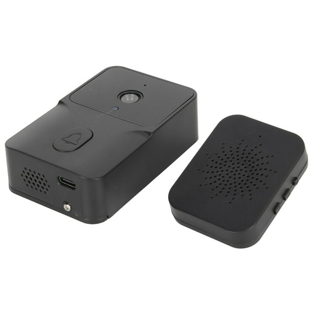 Cámara de timbre de video HD WiFi Timbre inalámbrico Operado Detector de  movimiento Audio y altavoz Visión nocturna para iOS y Android